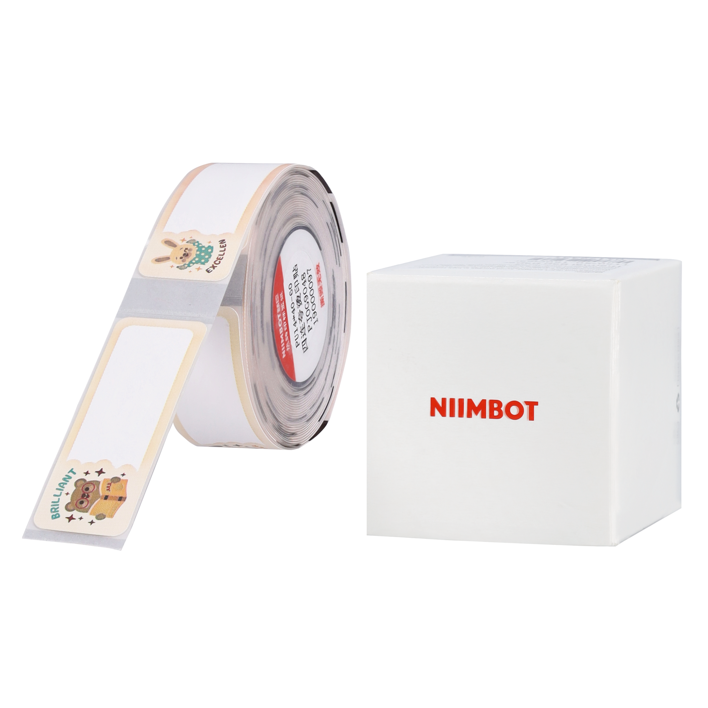 NB530 - NIIMBOT - B18 / N1 - 14X40MM - 60 INSPIRING ANIMALS IRON ON LABELS