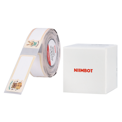 NB530 - NIIMBOT - B18 / N1 - 14X40MM - 60 INSPIRING ANIMALS IRON ON LABELS