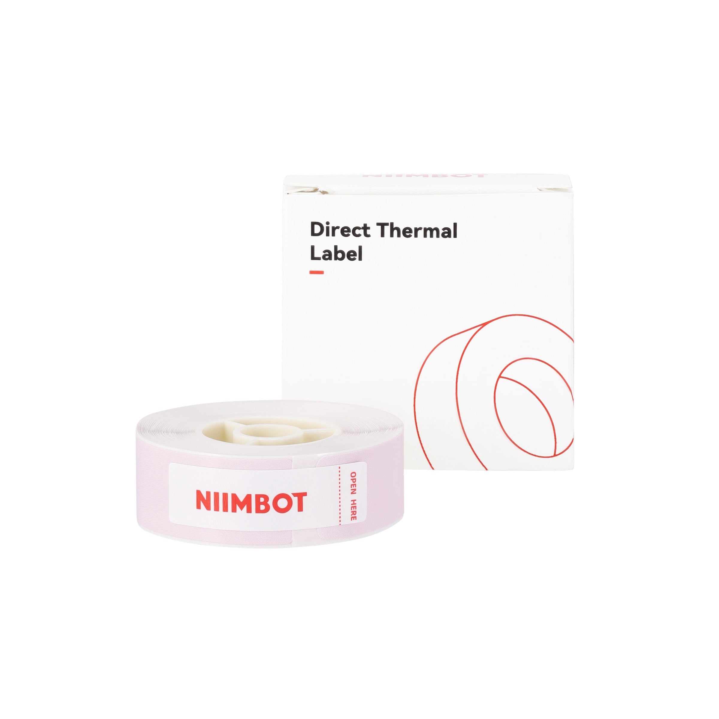 NB536 - NIIMBOT - D11 / D101 / D110 / H1S - 14X40MM - 155 LIGHT PINK LABELS