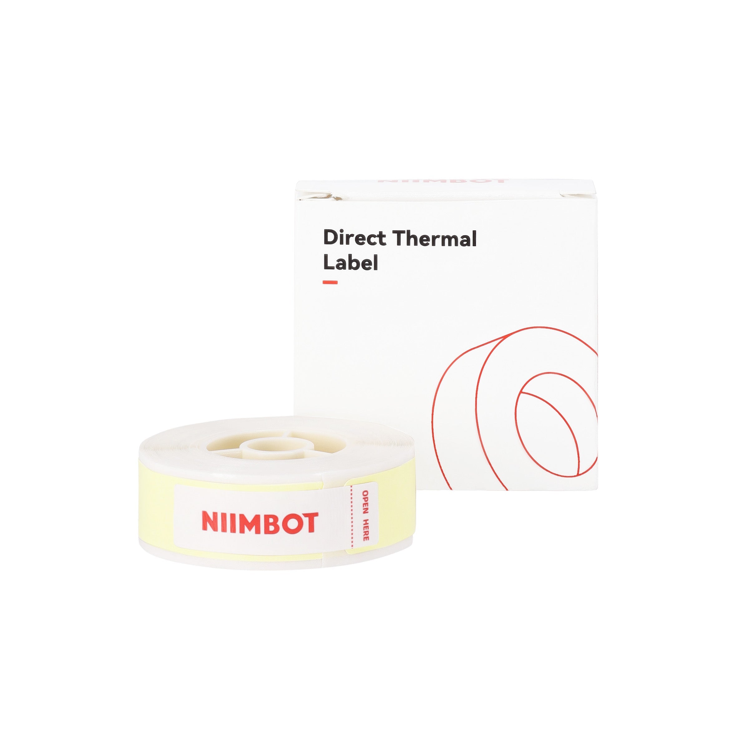 NB539 - NIIMBOT - D11 / D101 / D110 / H1S - 12X75MM - 90 LIGHT YELLOW LABELS