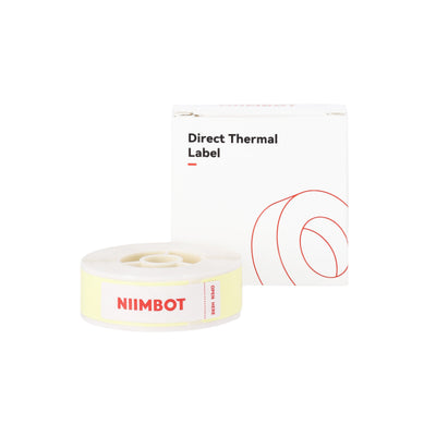 NB539 - NIIMBOT - D11 / D101 / D110 / H1S - 12X75MM - 90 LIGHT YELLOW LABELS