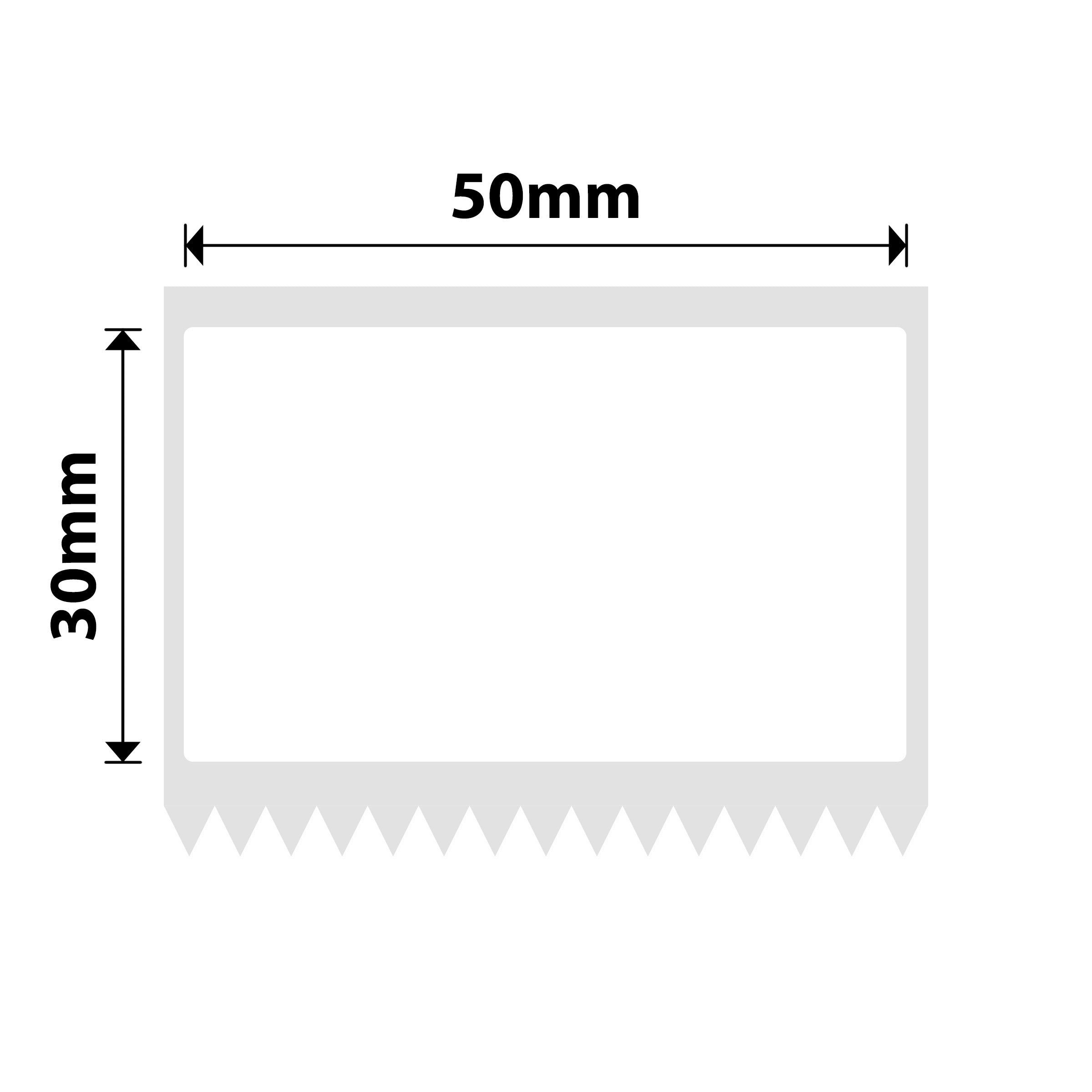 NB542 - NIIMBOT - K2 / K3 - 50X30MM - 900 WHITE LABELS