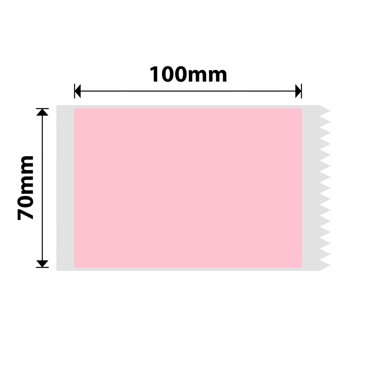NIIMBOT - K3 Only - 70x100mm - Pink - 310 Labels