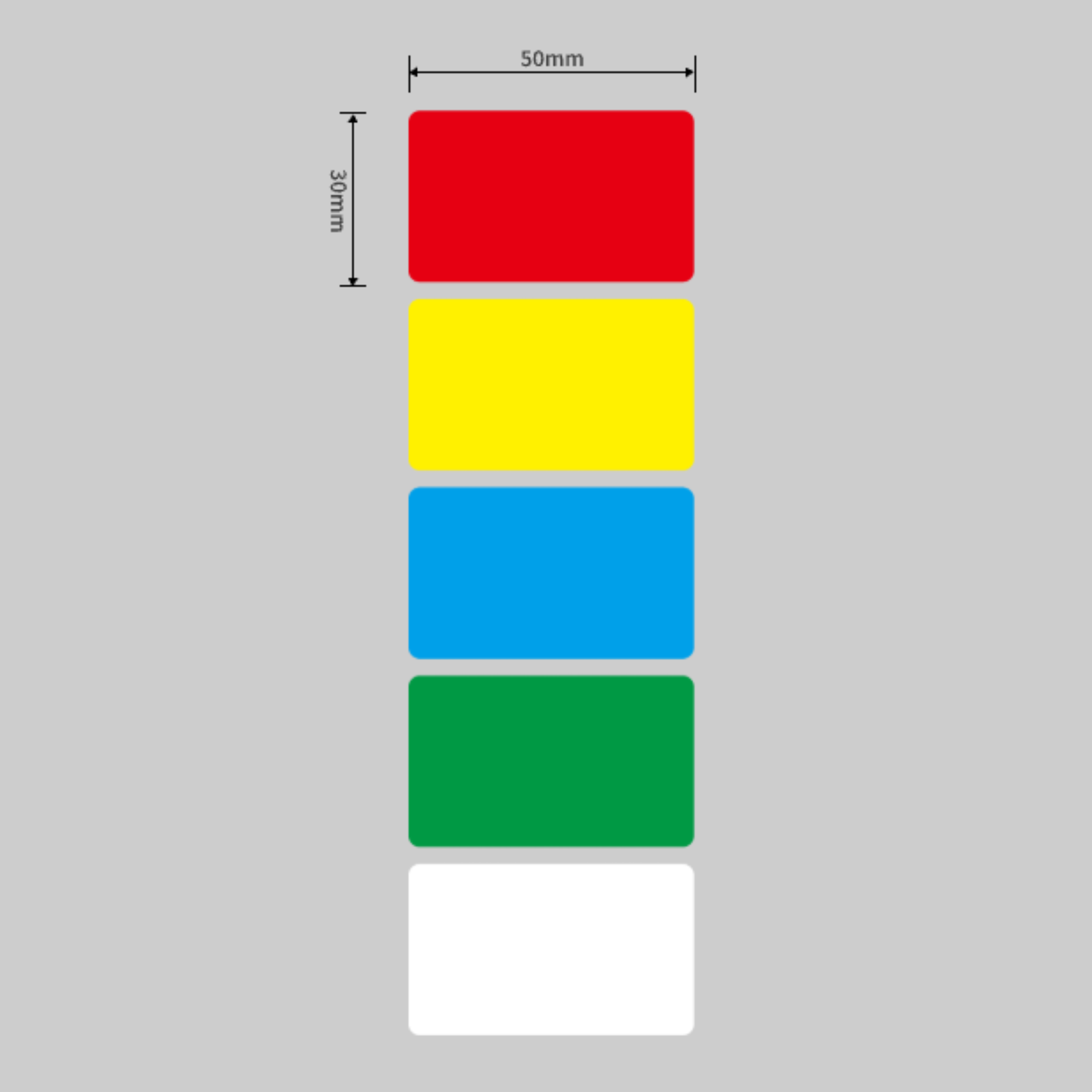 NB563 - NIIMBOT - K3 - 50X30MM - 965 COLOURFUL B - RGB LABELS