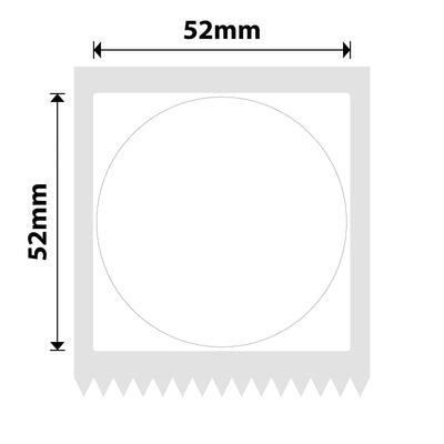 NB564 - NIIMBOT - K3 ONLY - 52X52MM - 580 WHITE ROUND LABELS