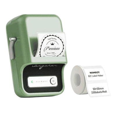NB607 - NIIMBOT - B21_PRO - 300DPI - PORTABLE THERMAL LABEL BLUETOOTH PRINTER INCL FREE LABEL ROLL (50X30MM)