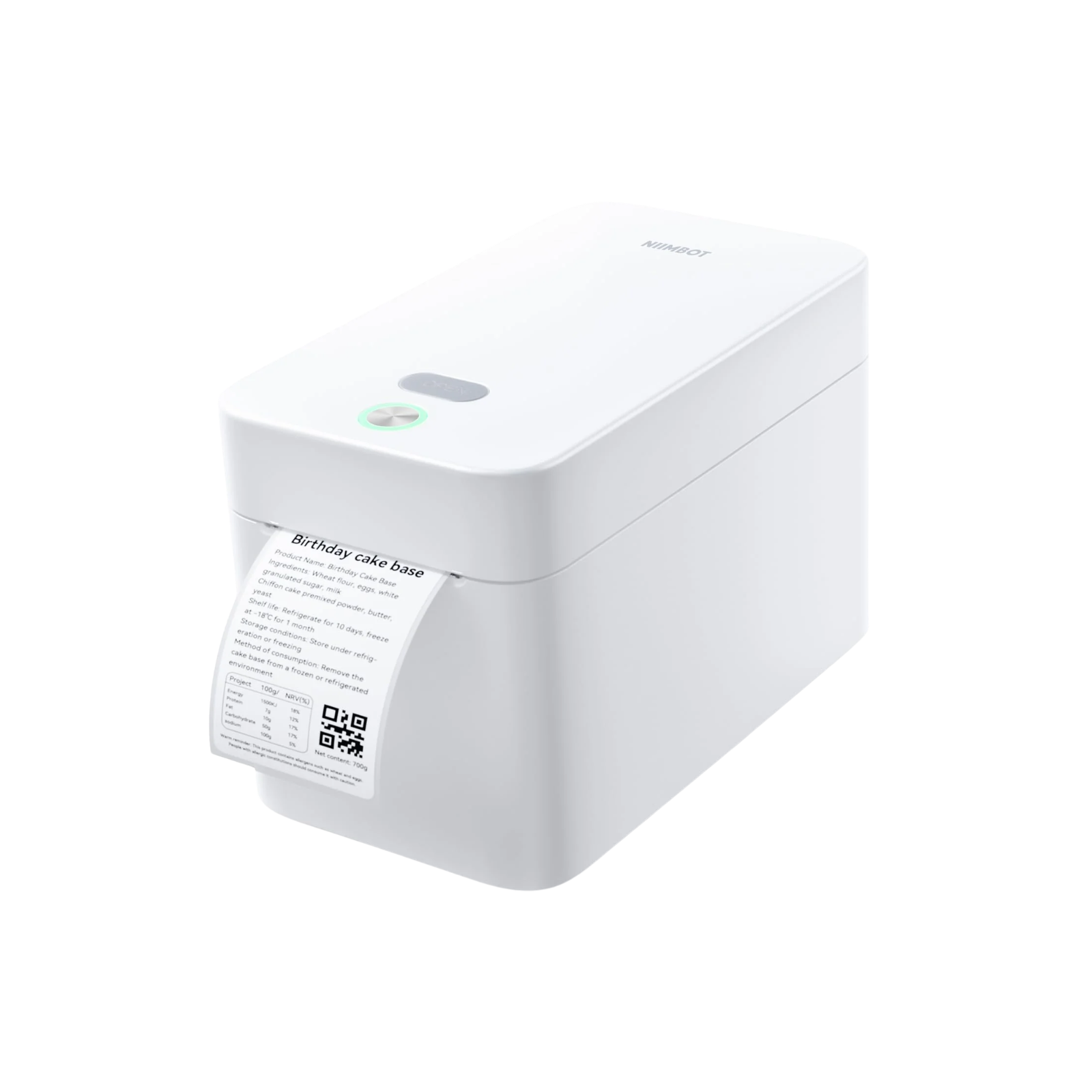 NB608 - NIIMBOT - K2 - THERMAL BUSINESS BLUETOOTH LABEL PRINTER - WHITE