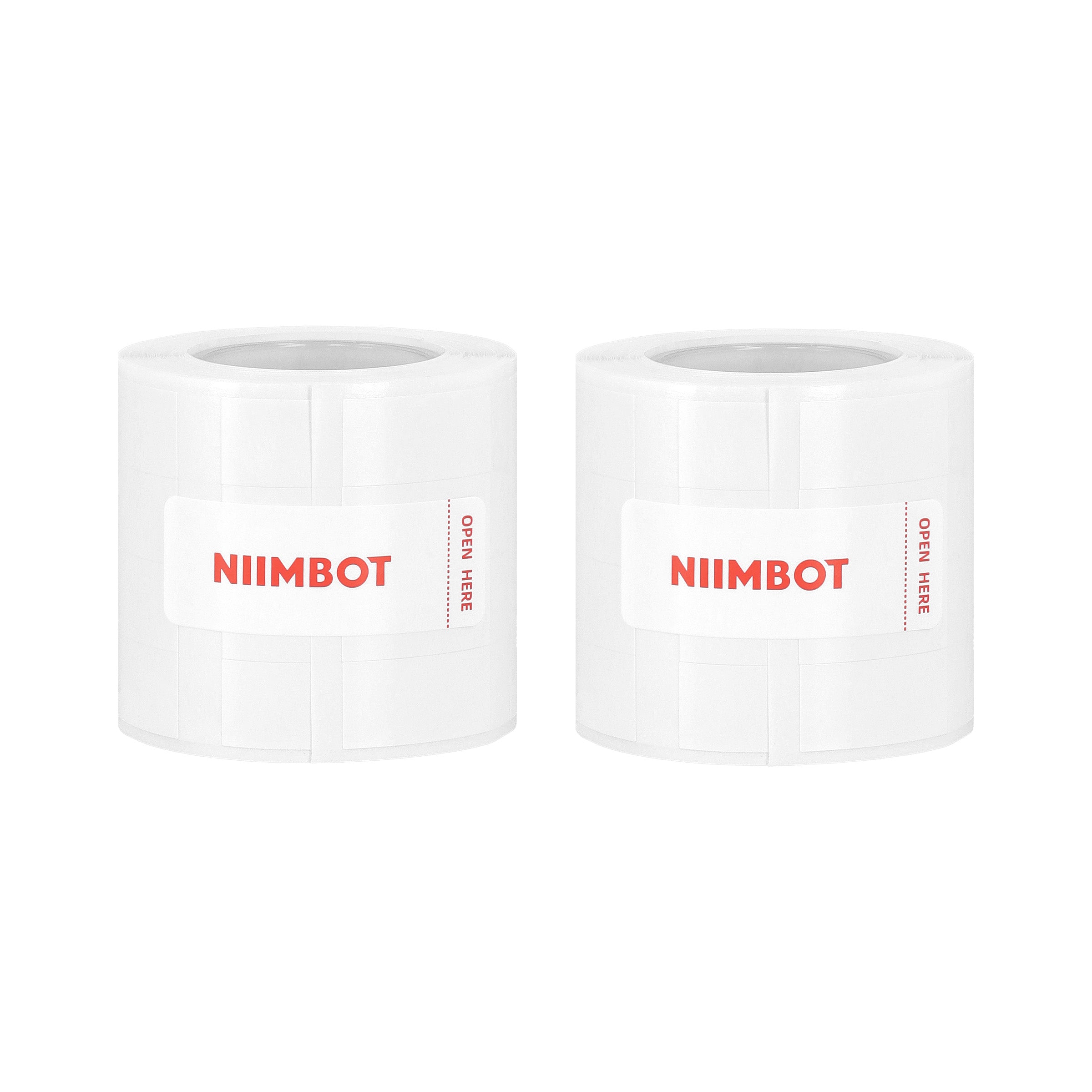 NB612 - Niimbot - B1 / B21 / B3S / B4 - 40x20mm - (10x20mm/4) - 1,200 White Labels