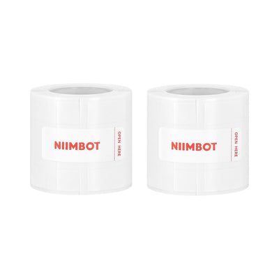 NB612 - Niimbot - B1 / B21 / B3S / B4 - 40x20mm - (10x20mm/4) - 1,200 White Labels