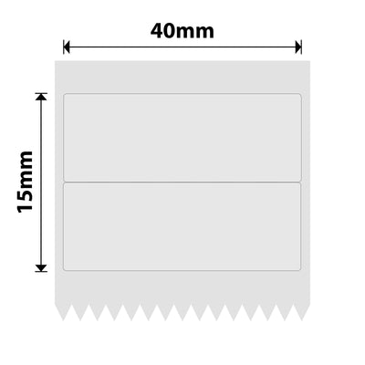 NB615 - NIIMBOT - B1 / B21 / B3S / B4 - 40X15MM/2R - 460 LABELS - TRANSPARENT
