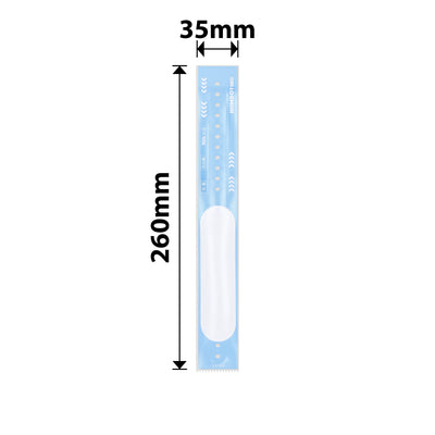 NB619 - NIIMBOT - K2 / K3 - 35X260MM - 100 ADULT BLUE WRISTBANDS