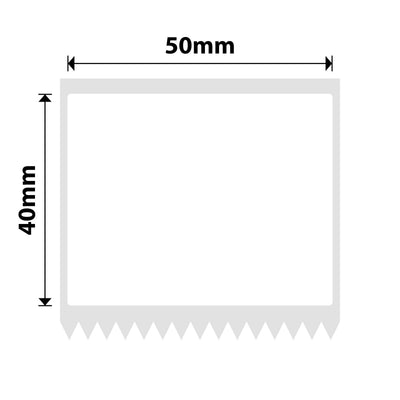 NB622 - NIIMBOT - K2 / K3 - 50X40MM - 740 WHITE LABELS