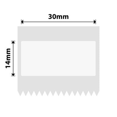 NB627 - NIIMBOT - M2_H / M3 - 30X14MM - 375 WHITE ANTI-COUNTERFEITING LABELS