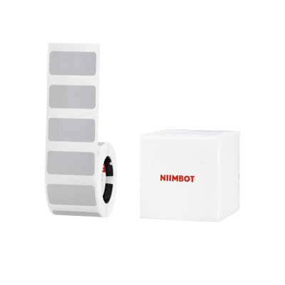 NB628 - NIIMBOT - M2_H / M3 - 30X14MM - 375 MATTE SILVER ANTI-COUNTERFEITING LABELS