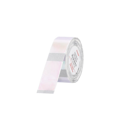 NB639 - NIIMBOT - D11 / D101 / D110 / H1S - 14X28MM - 205 PINK ROUND TRANSPARENT LABELS