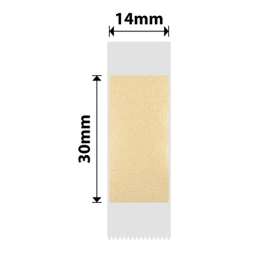 NB645 - NIIMBOT - D11 / D101 / D110 / H1S - 14X30MM - 195 GOLD TRANSPARENT LABELS
