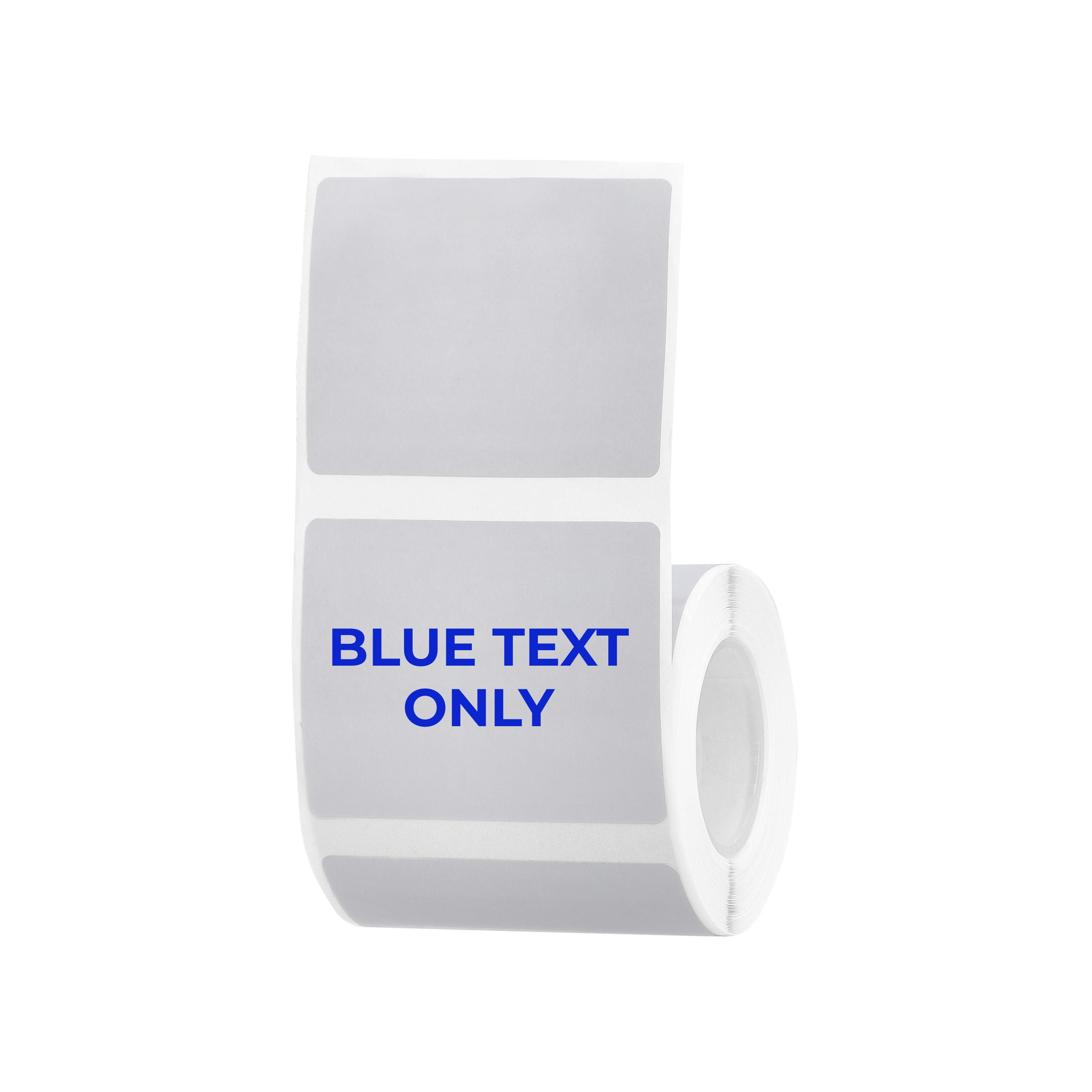 NB656 - NIIMBOT - B1 / B21 / B3S / B4 - 50X40MM - 150 SILVER GREY BLUE TEXT ONLY LABELS