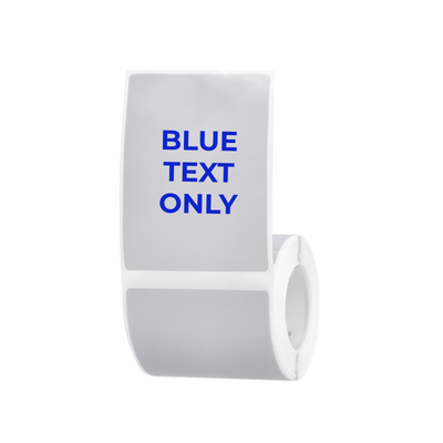 NB661 - NIIMBOT - B1 / B21 / B3S / B4 - 50X70MM - 90 SILVER GREY BLUE TEXT LABELS