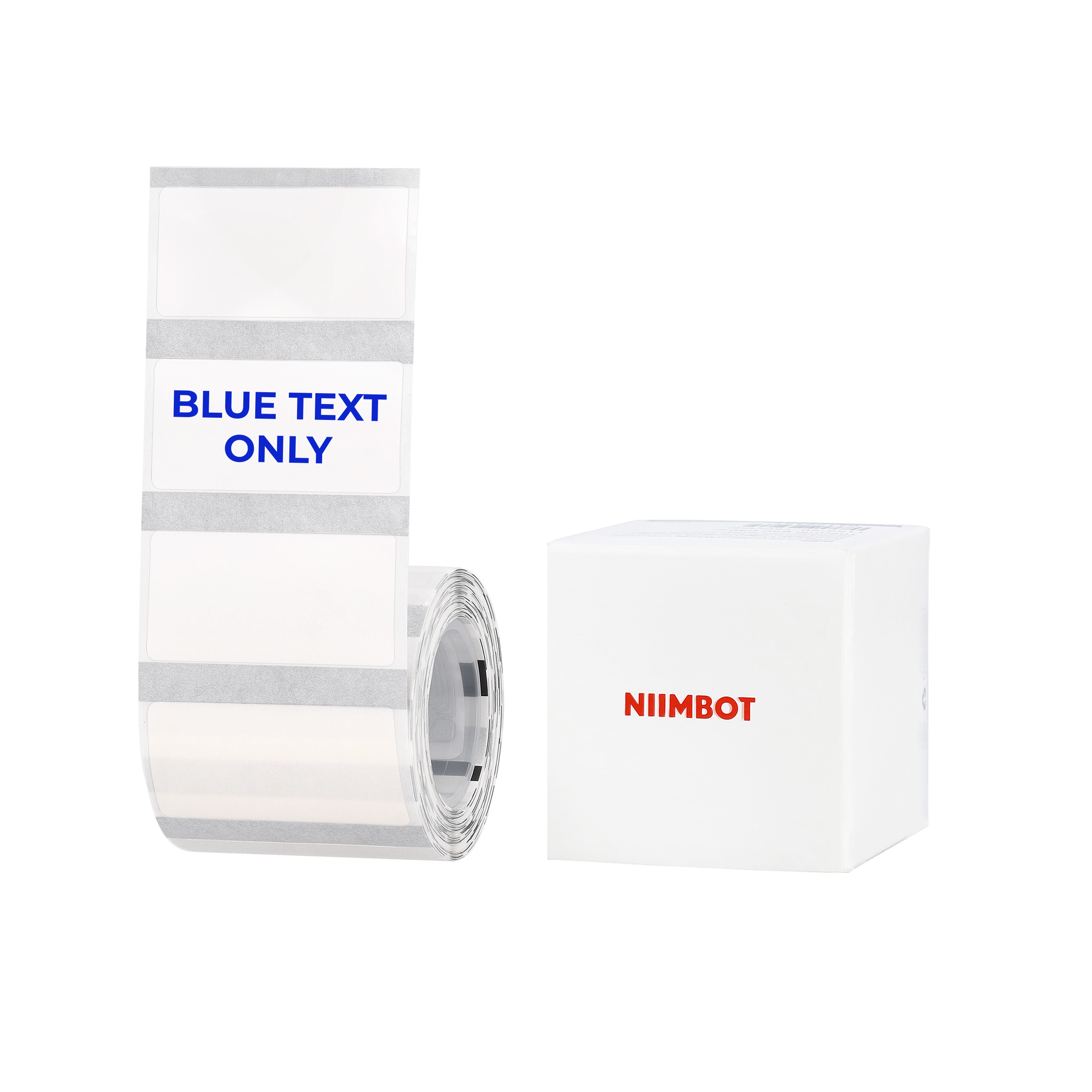 NB662 - NIIMBOT - B1 / B21 / B3S / B4 - 40X20MM - 315 TRANSPARENT BLUE TEXT ONLY LABELS