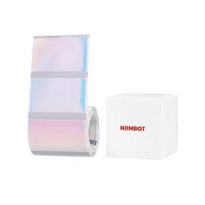 NB663 - NIIMBOT - B1 / B21 / B3S / B4 - 50X30MM - 230 COLORFUL BLUE TRANSPARENT LABELS