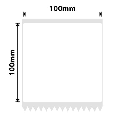 NB667 - NIIMBOT - B4 ONLY - 100X100MM - 75 WHITE LABELS