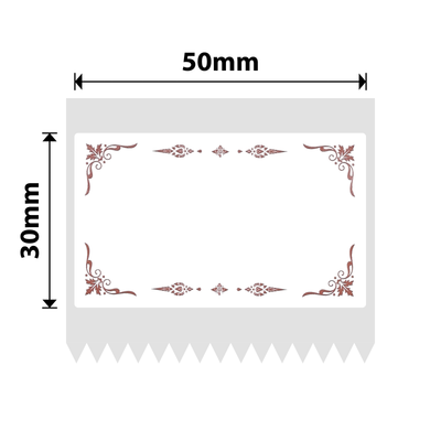 NB668 - NIIMBOT - B1 / B21 / B3S / B4 - 50X30MM - 230 PATTERN B LABELS