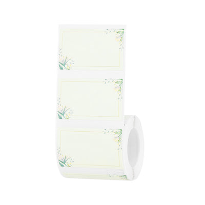 NB669 - NIIMBOT - B1 / B21 / B3S / B4 - 50X30MM - 230 WHITE FLOWER LABELS