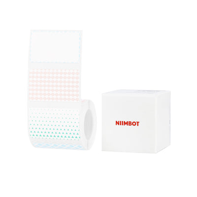 NB676 - NIIMBOT - B1 / B21 / B3S / B4 - 50X30MM - 230 FOUR COLOR BACKGROUND LABELS