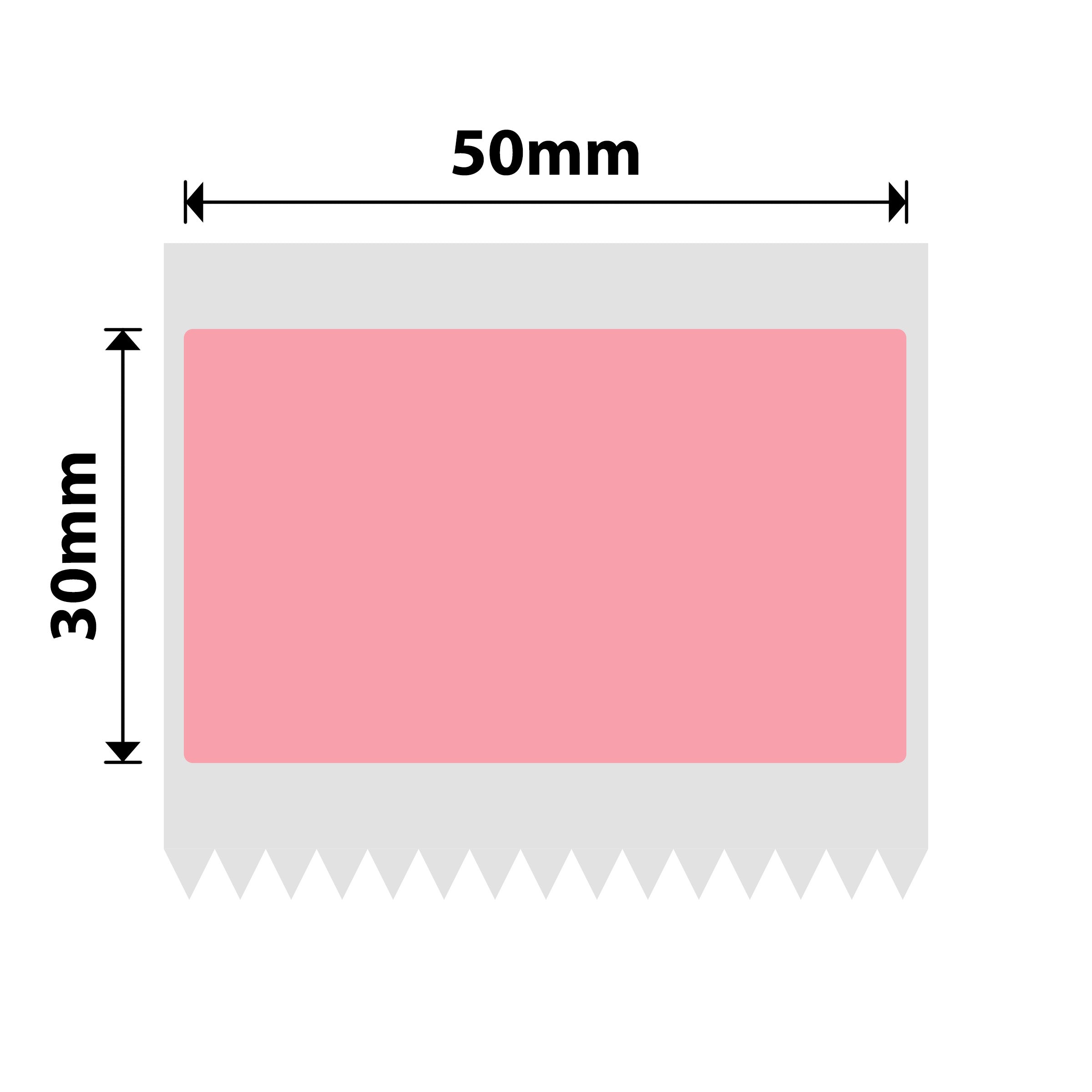 NB677 - NIIMBOT - B1 / B21 / B3S / B4 - 50X30MM - 230 LIGHT PINK LABELS