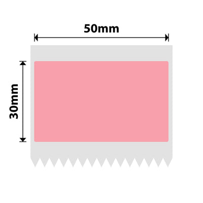 NB677 - NIIMBOT - B1 / B21 / B3S / B4 - 50X30MM - 230 LIGHT PINK LABELS
