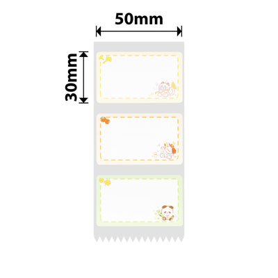 NB678 - NIIMBOT - B1 / B21 / B3S / B4 - 50X30MM - 230 ANIMAL AUTUMN OUTING LABELS