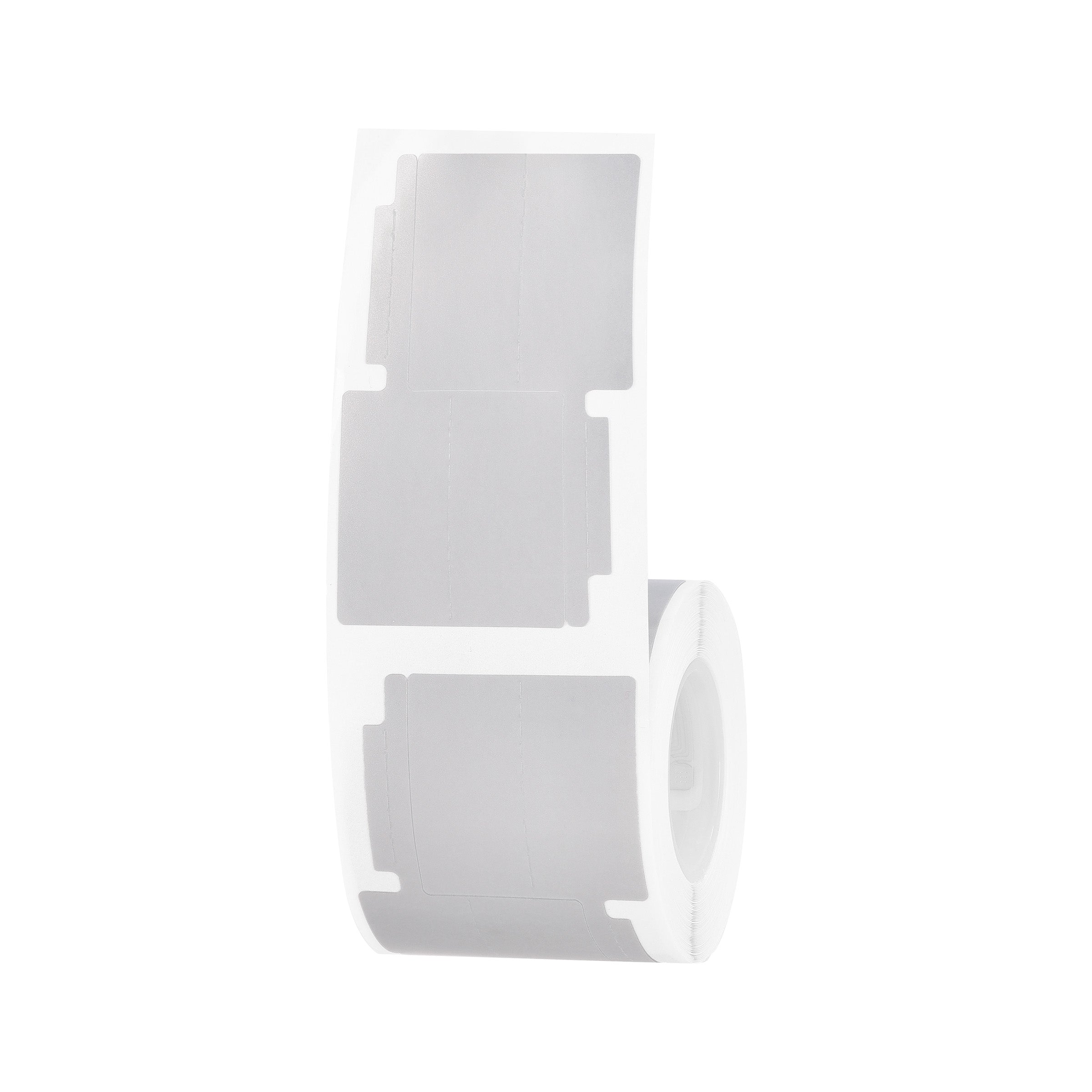 NB688 - NIIMBOT - B1 / B21 / B3S / B4 - 30MMX30MM+30MM/2L - 210 SILVER GREY DOUBLE ROW JEWELLERY VOID LABELS
