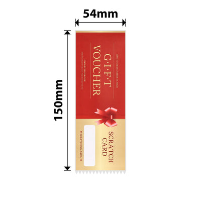 NB691 - NIIMBOT - B1 / B21 / B3S / B4 - 54X150MM - 45 LUCKY SCRATCH CARDS LABELS