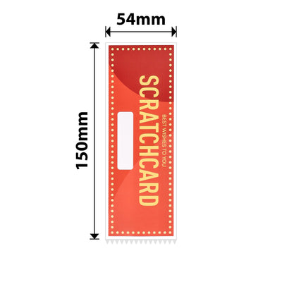 NB693 - NIIMBOT - B1 / B21 / B3S / B4 - 54X150MM - 45 BLESS SCRATCH CARDS LABELS