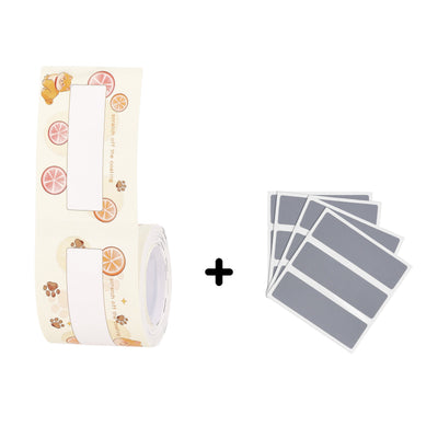 NB695 - NIIMBOT - B1 / B21 / B3S / B4 - 40X60MM - 115 LEMON YELLY SCRATCH CARDS LABELS