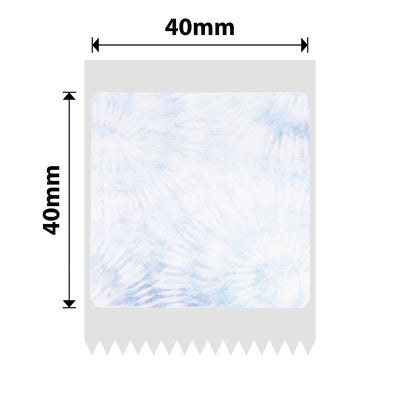 NB698 - NIIMBOT - B1 / B21 / B3S / B4 - 40X40MM - 180 BLUE TEXT JOURNAL STYLE LABELS