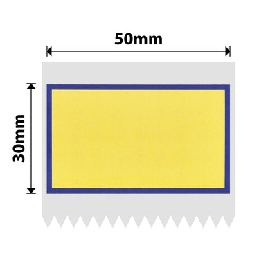 NB700 - NIIMBOT - B1 / B21 / B3S / B4 - 50X30MM - 230 BLUE BORDER LABELS