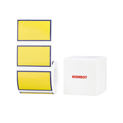 NB700 - NIIMBOT - B1 / B21 / B3S / B4 - 50X30MM - 230 BLUE BORDER LABELS