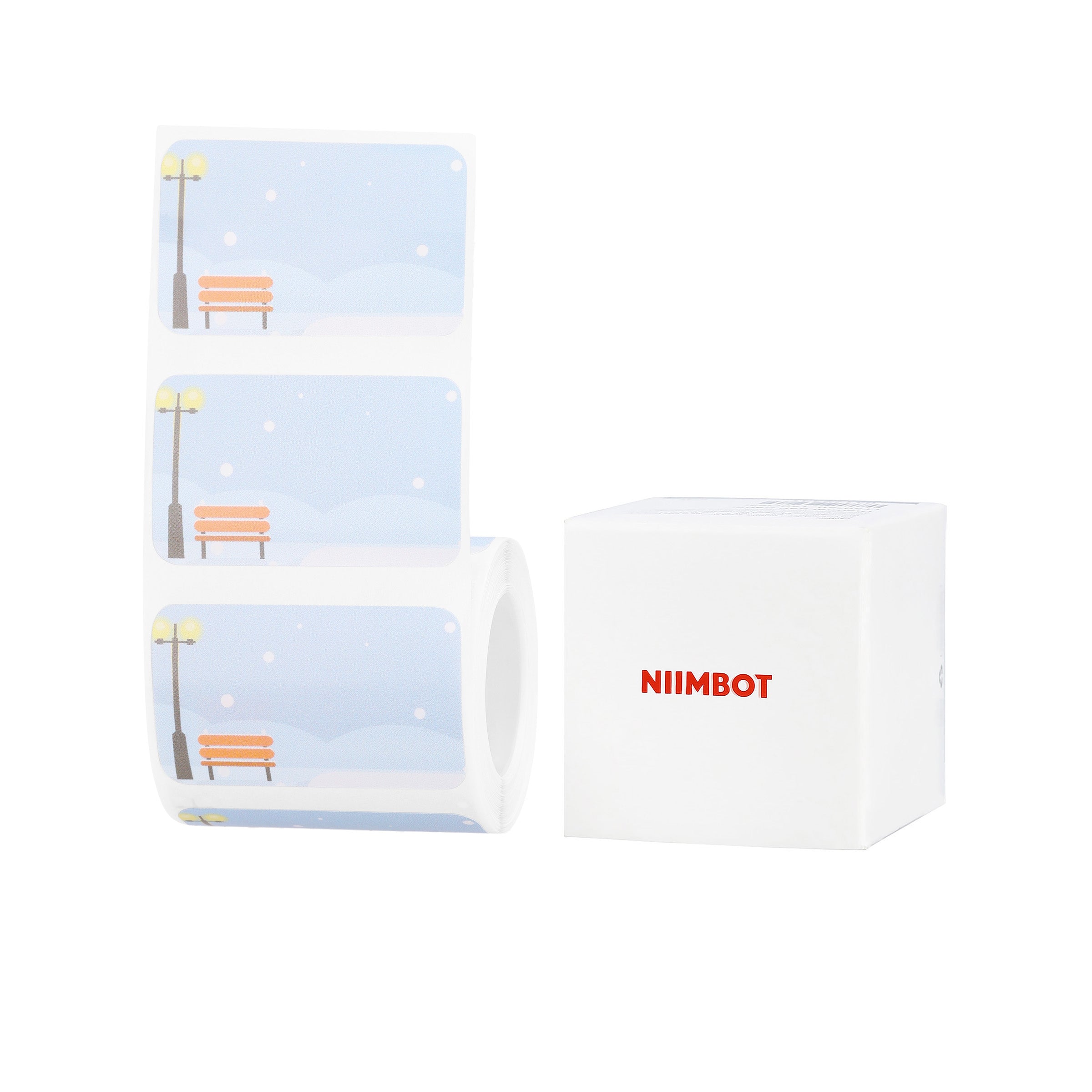 NB704 - NIIMBOT - B1 / B21 / B3S / B4 - 50X30MM - 230 WINTER SCENE LABELS