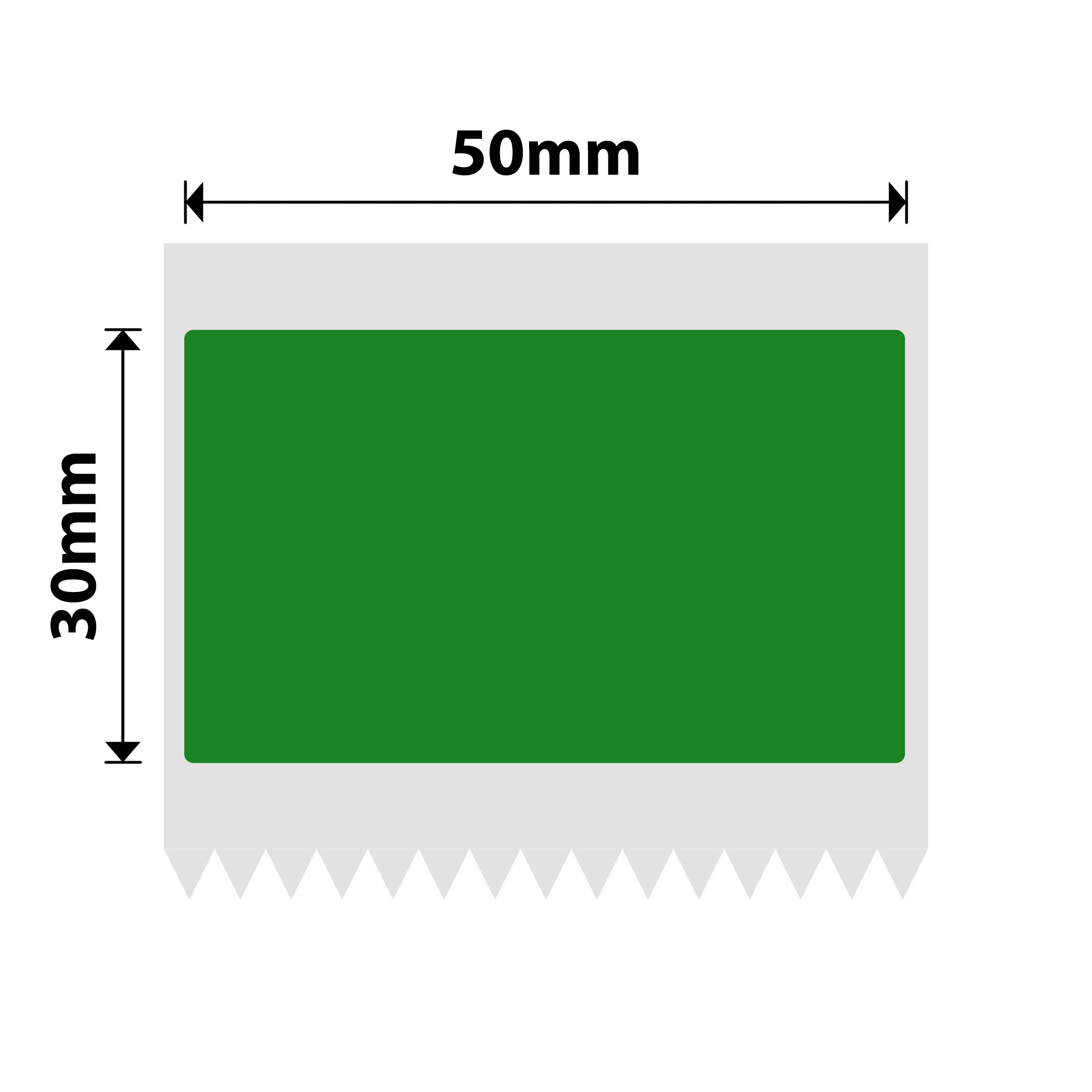 NB707 - NIIMBOT - B1 / B21 / B3S / B4 - 50X30MM - 230 DARK GREEN LABELS