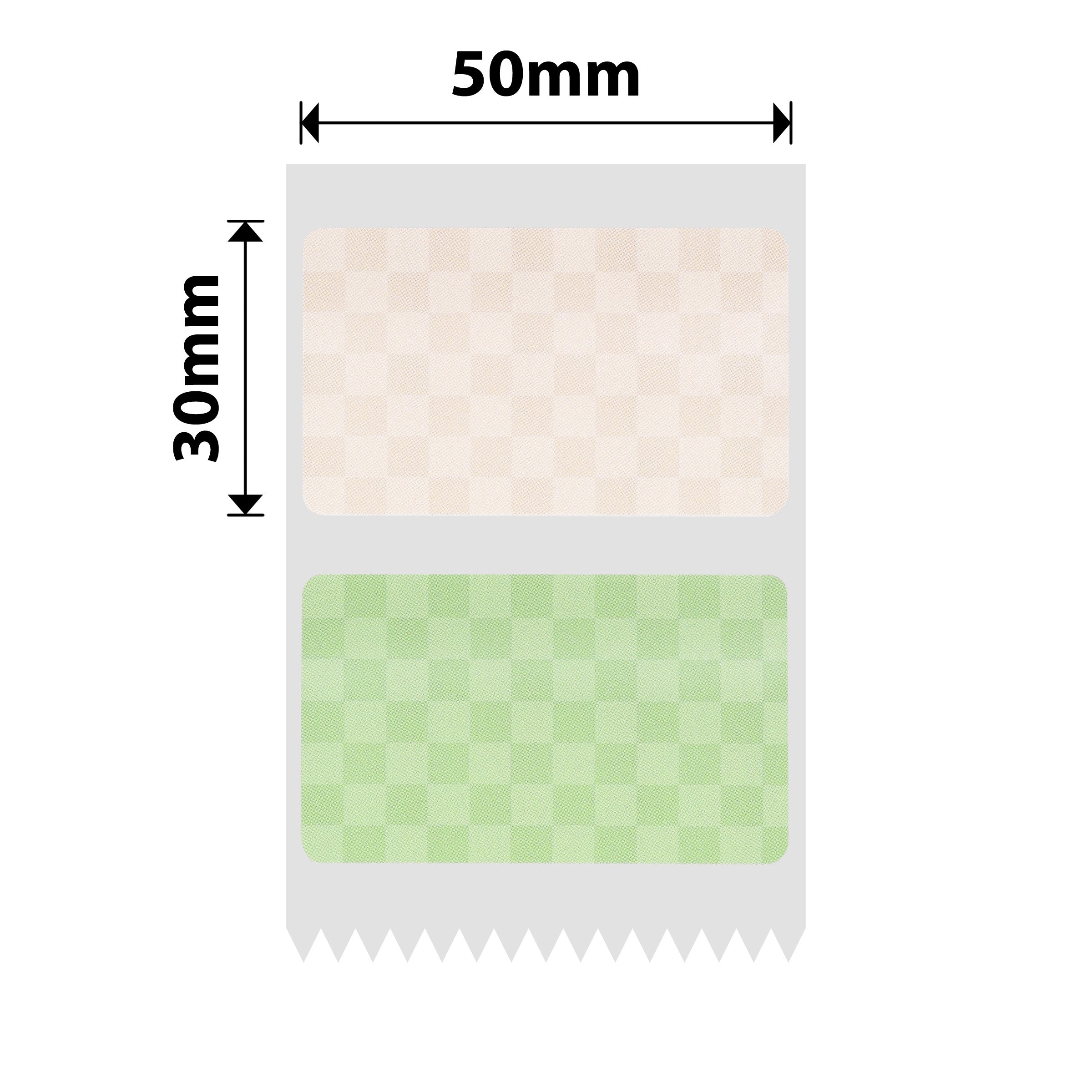 NB709 - NIIMBOT - B1 / B21 / B3S / B4 - 50X30MM - 220 CHECKERBOARD LABELS
