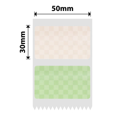 NB709 - NIIMBOT - B1 / B21 / B3S / B4 - 50X30MM - 220 CHECKERBOARD LABELS
