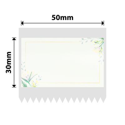NB710 - NIIMBOT - B1 / B21 / B3S / B4 - 50X30MM - 230 PLAIN FLORAL PRINT LABELS