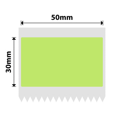 NB711 - NIIMBOT - B1 / B21 / B3S / B4 - 50X30MM - 230 TENDER GREEN LABELS