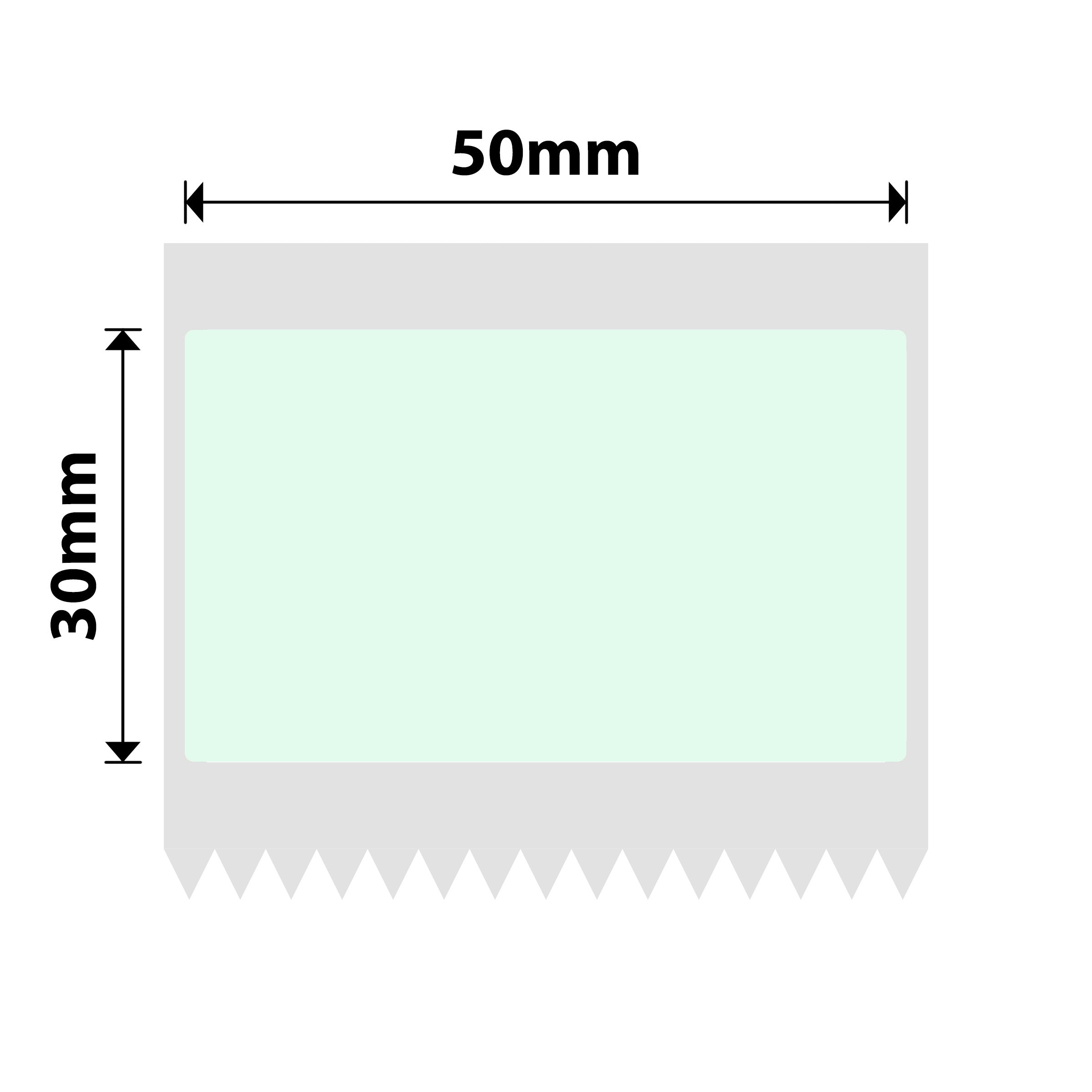 NB712 - NIIMBOT - B1 / B21 / B3S / B4 - 50X30MM - 230 MINT GREEN LABELS