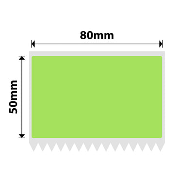 NB713 - NIIMBOT - K3 ONLY - 80X50MM - 600 GREEN LABELS