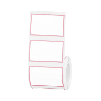 NB715 - NIIMBOT - B1 / B21 / B3S / B4 - 50X30MM - 230 PINK BORDER LABELS