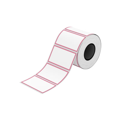 NIIMBOT-Gamme B-50 x 30 mm-Bordure rose-230 étiquettes