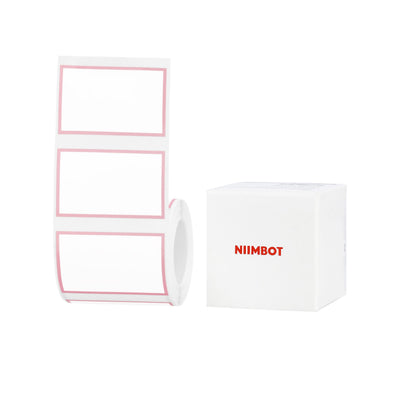 NB715 - NIIMBOT - B1 / B21 / B3S / B4 - 50X30MM - 230 PINK BORDER LABELS