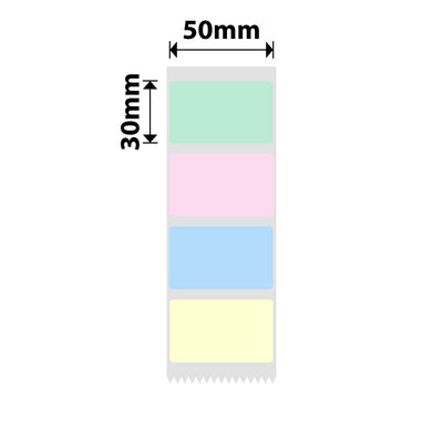 NB727 - NIIMBOT - B1 / B21 / B3S / B4 - 50X30MM - 230 COLORS IN ROLL LABELS